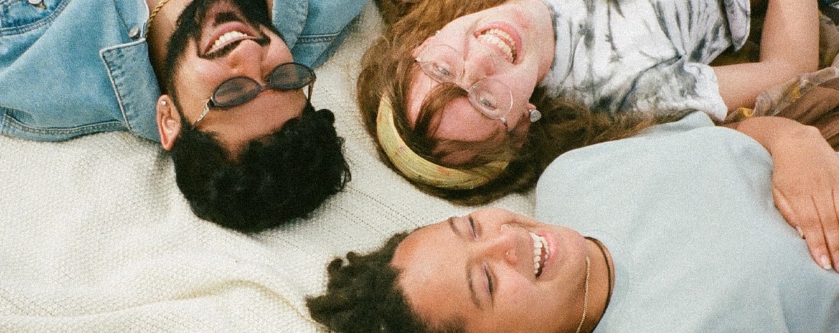Friends Laughing